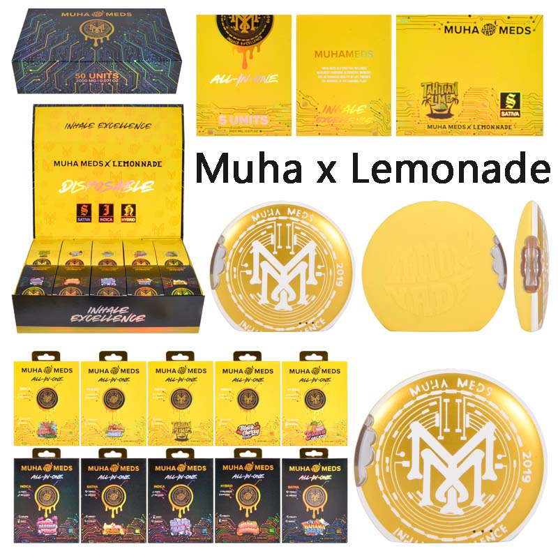 USA Muha Meds Lemonade 2ml Empty Disposables