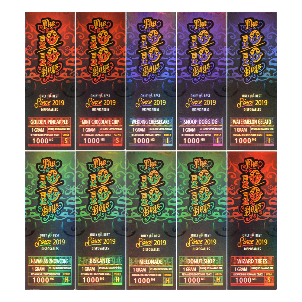 LED Screen The 1010 Boys 1g Empty Disposable Vape Pen