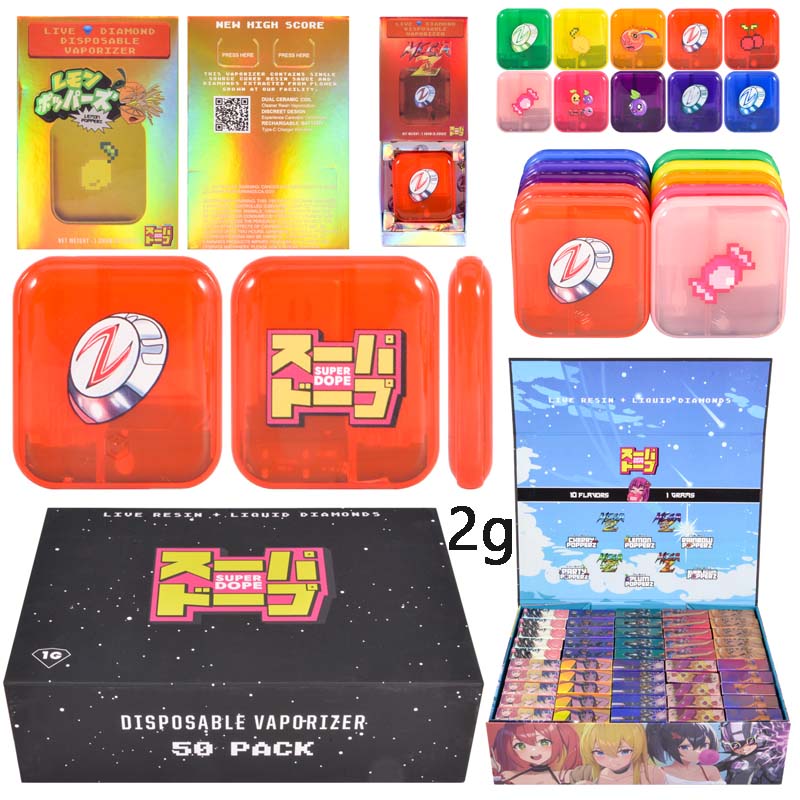 USA Stock Super Dope Mini 2g Disposable Empty Vapes