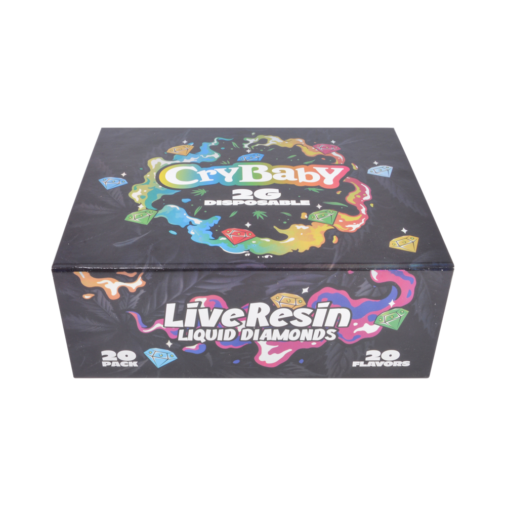 New Crybaby Bottle 2g Empty Disposable Vape With LED