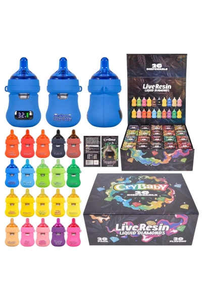 USA LED Crybaby Bottle Pen 2g Empty Disposable Vape 01