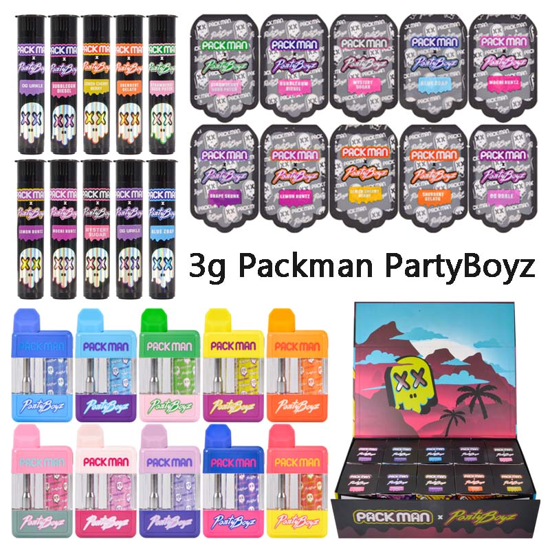 USA Pac man Party Boyz 3g Live Resin Disposable+0.5g Preroll
