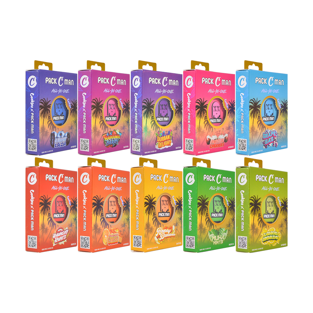 1g Cookies x Packman Live Resion Empty Disposable Vape 