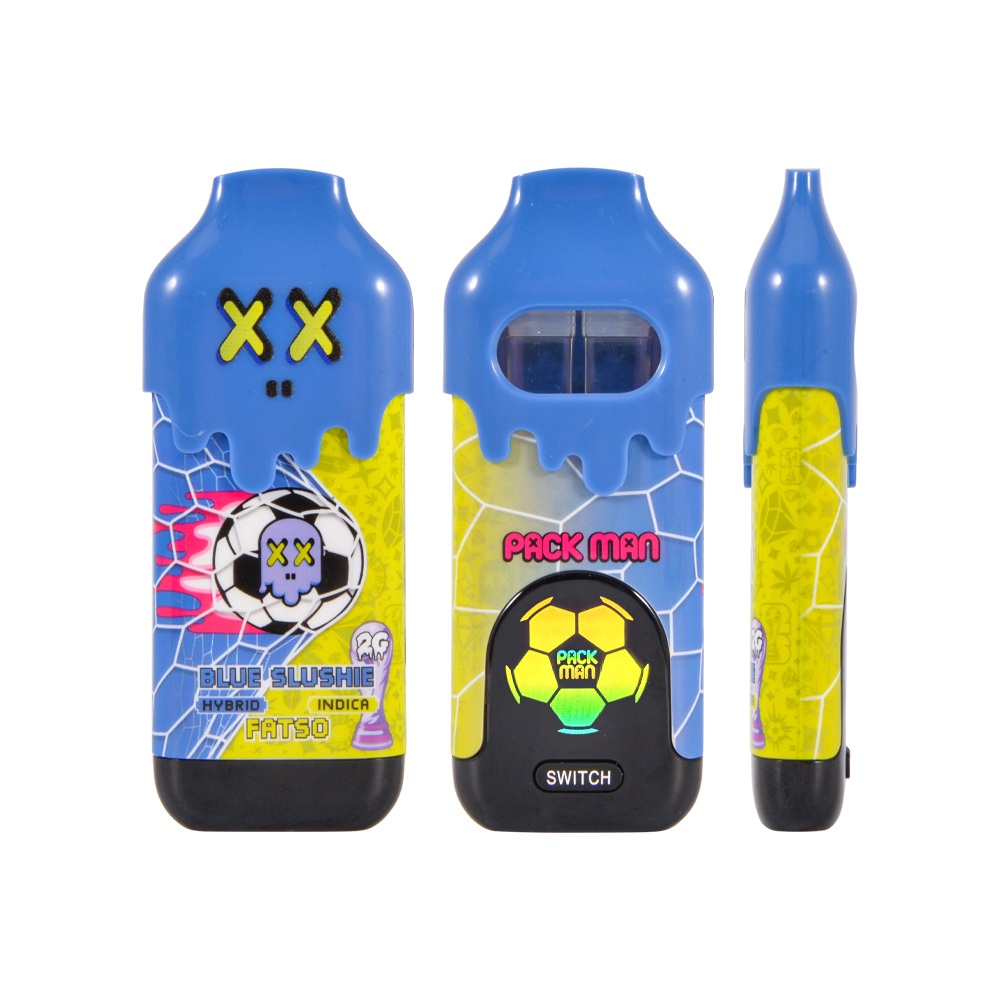Europ Stock Packman Football Switch 1g Dual Chamber Empty Disposable Vape