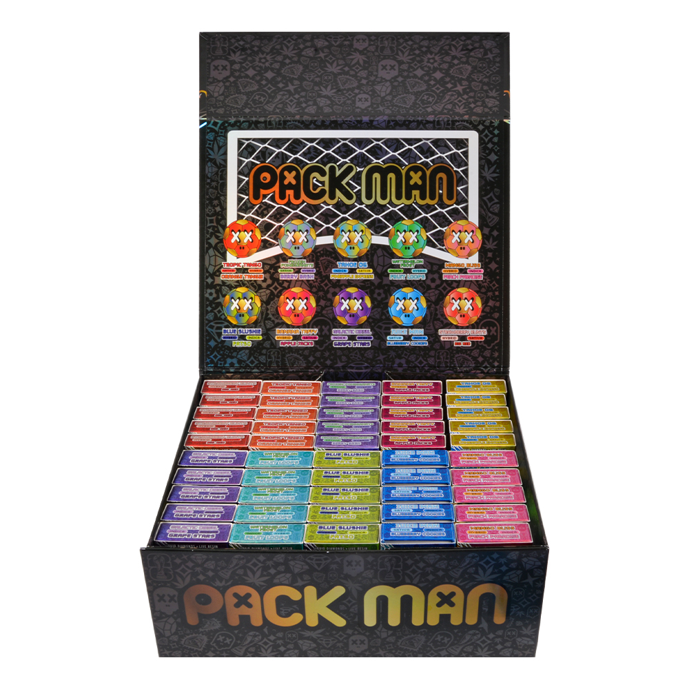 Europ Stock Packman Football Switch 1g Dual Chamber Empty Disposable Vape