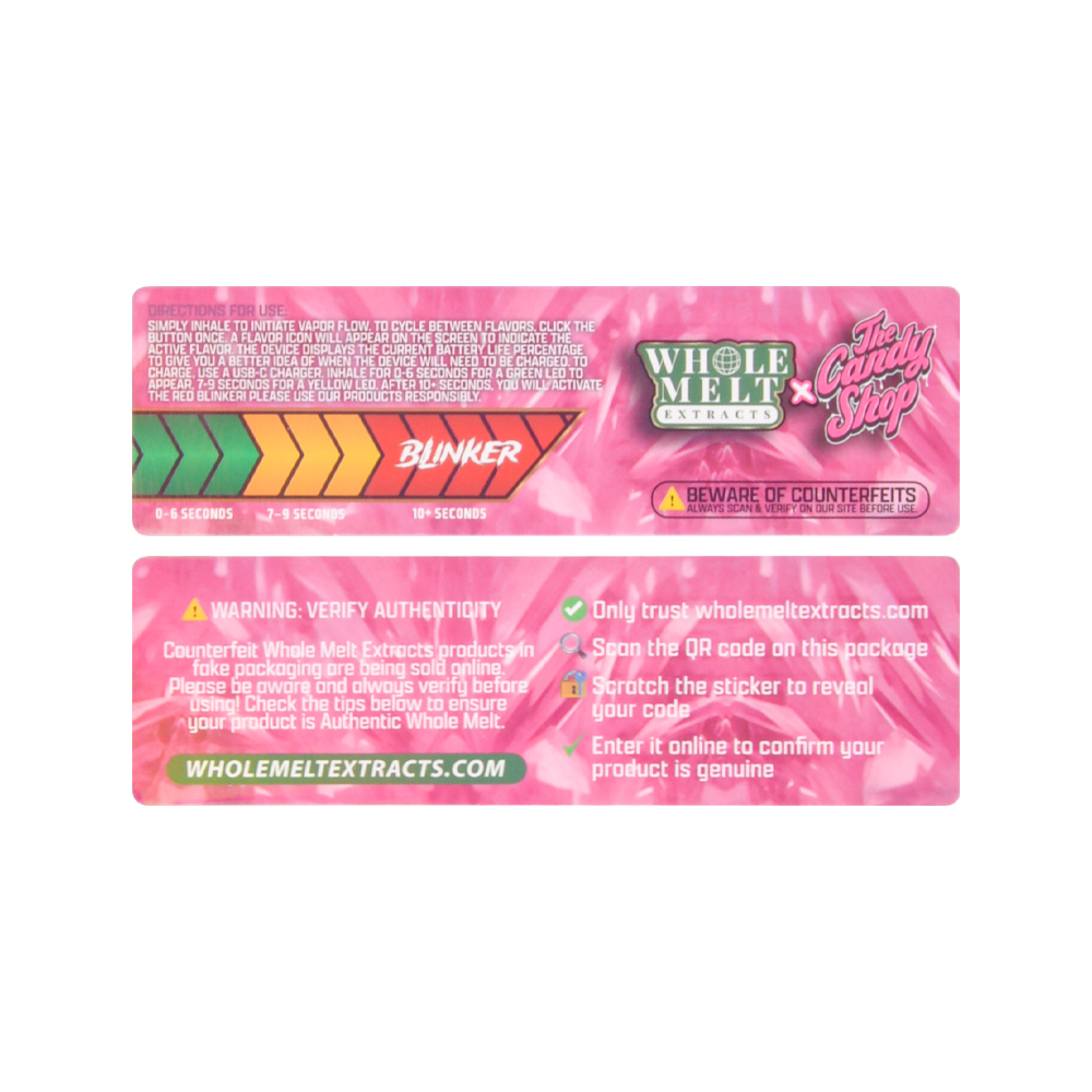 USA Whole Melts Candy Shop Edition 2g THC Disposable Vape