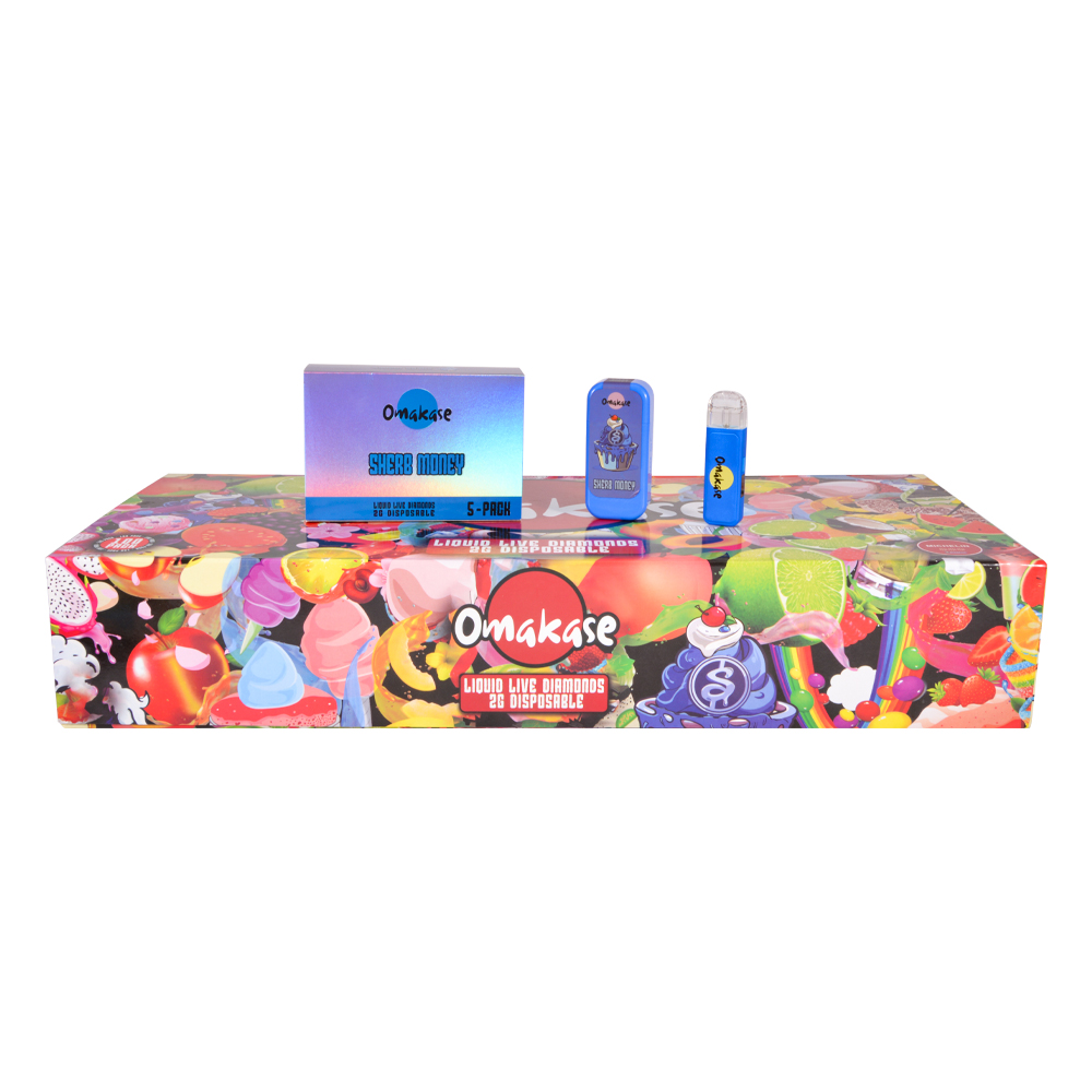 New Omakase 2g Empty Disposable Vape with LED