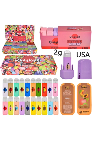 USA Stock LED Omakase 20 Flavors 2g Empty Dispo 01
