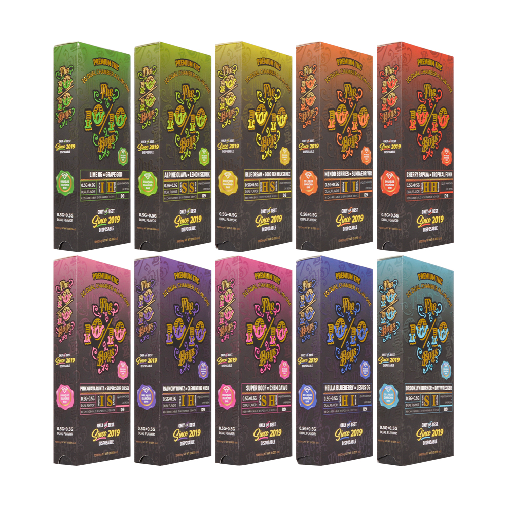 The 1010 Boys Switch 20 Flavors 1g Empty Disposable Vape