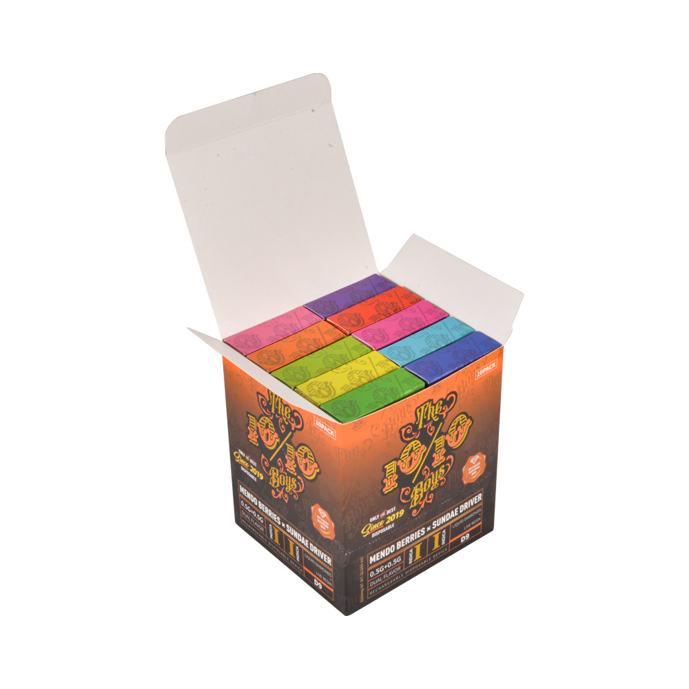 UK Stock 200pcs/lot The 1010 Boys Dual Chamber 1g Disposable Vape