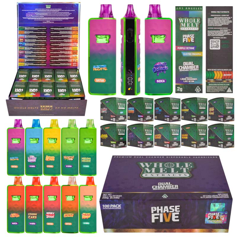 USA Whole Melt Extracts Phase 5 2g Empty Disposable Vape