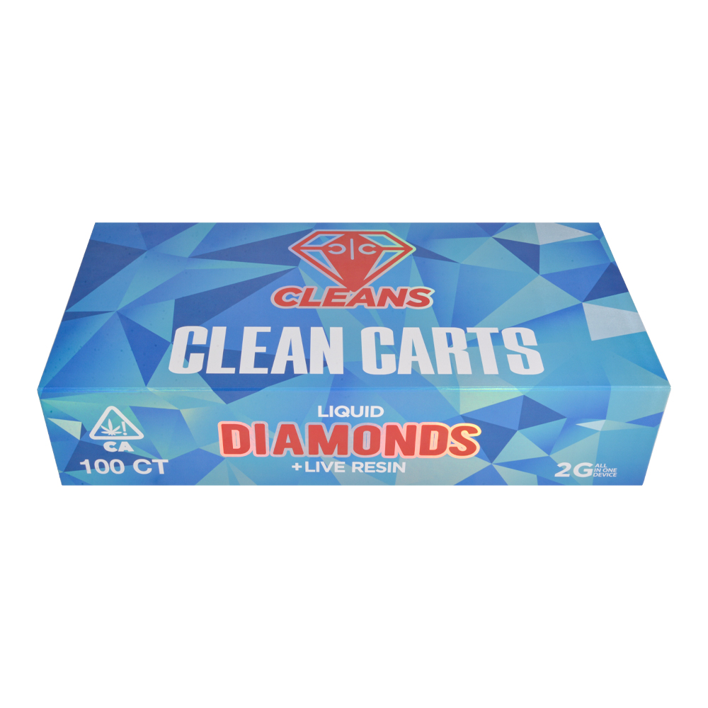 Blue Boxes Clean Carts 2g Empty Disposable Vape