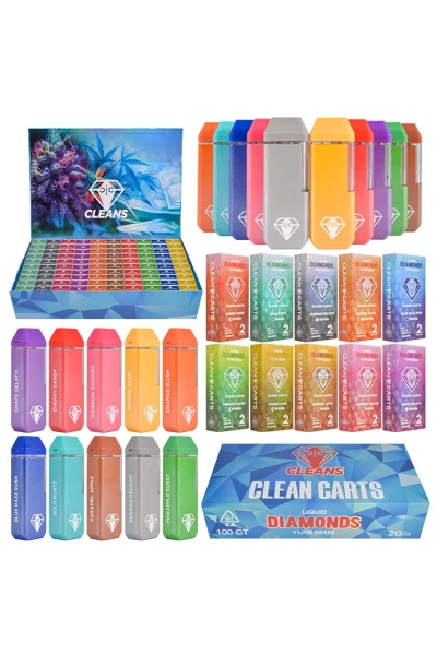 USA New Clean Carts Blue Edition 2g Disposable In Bulk 01