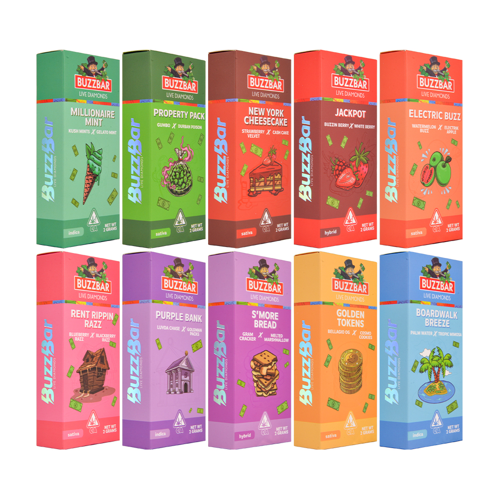 New Buzz Bar 2g Liquid Diamond Dispisable Vape 