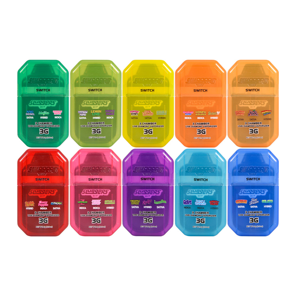 Sluggers 3 Chamber Super Switch Vape 3g Empty Disposable