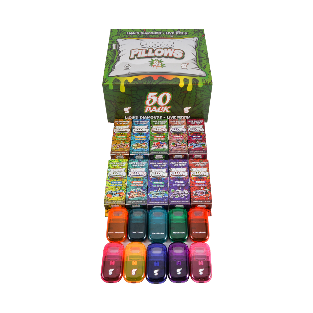 Snooze Pillows 2g Disposable THC Vape in Bulk