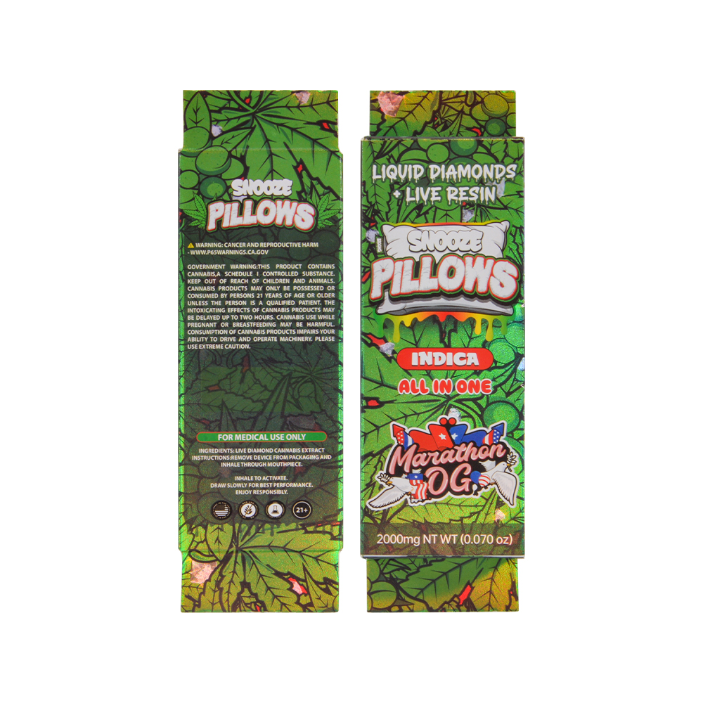 USA Snooze Pillows 2g Empty Vape Dispo Wholesale 