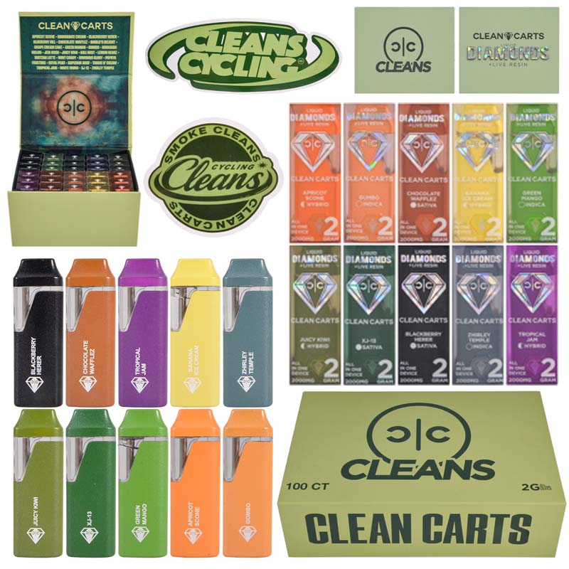 USA Stock Clean Carts Spring Edition 2g Empty Disposables