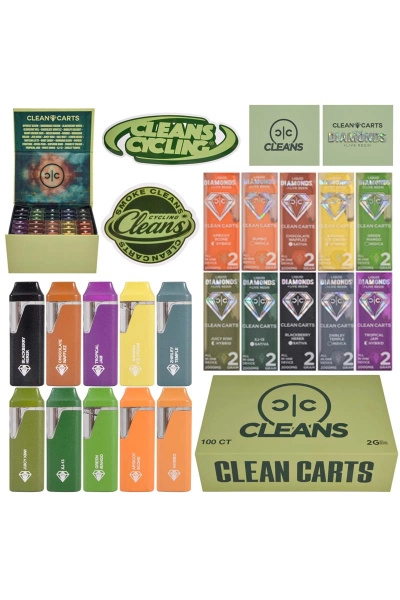USA Stock Clean Carts Spring Edition 2g Empty Disposables 01