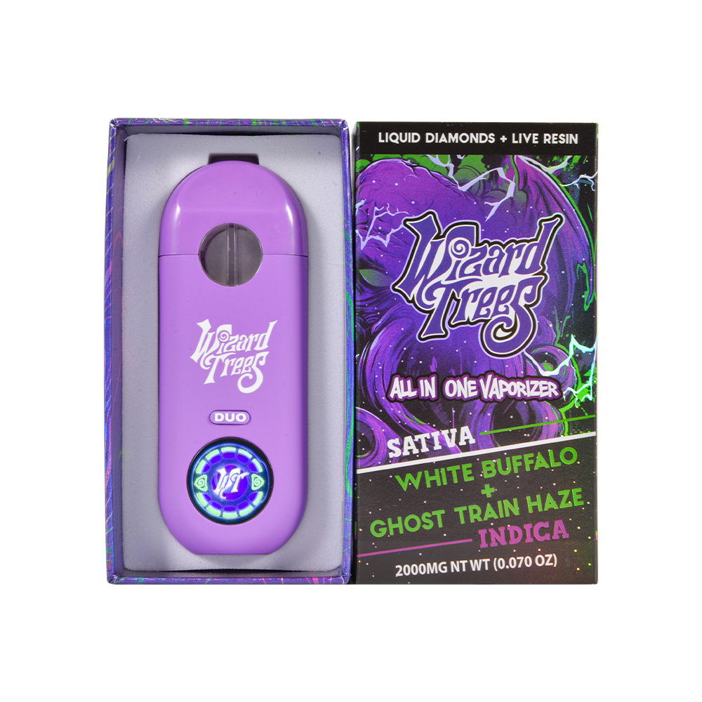 USA Wizard Trees 1g+1g Empty Disposable Live Resin Vape