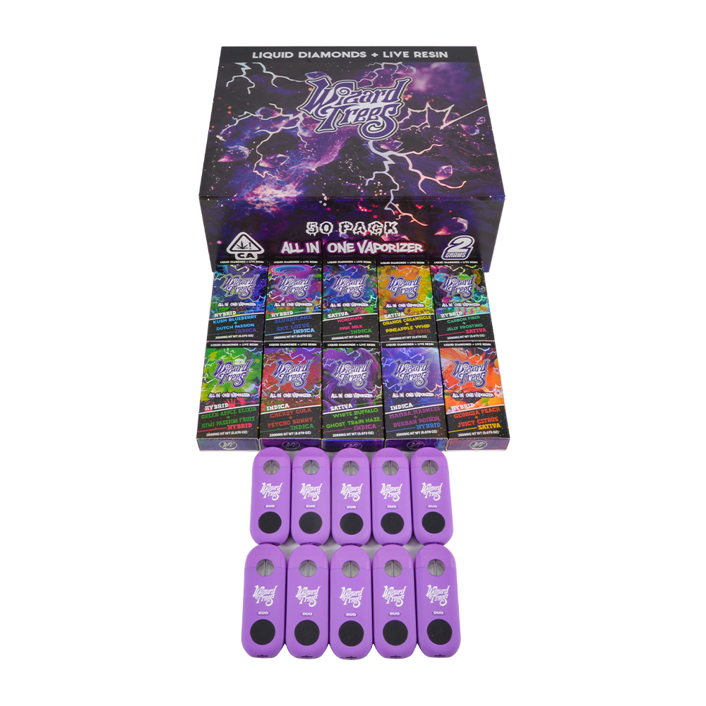 Wizard Trees Dual Chamber 2g Empty Disposable THC Vape