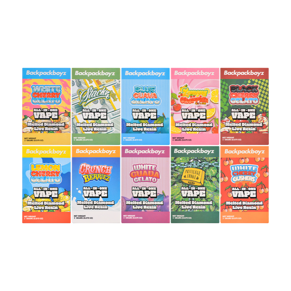 BackPack Boyz 2g Empty Disposable Vape With LED Screen