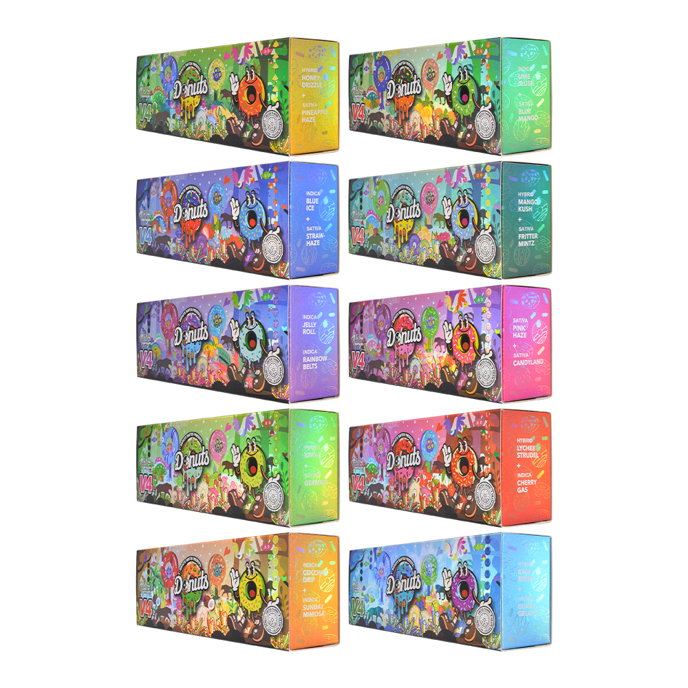 New Donuts Switch V4 2g Dual Chamber Disposable THC Vape