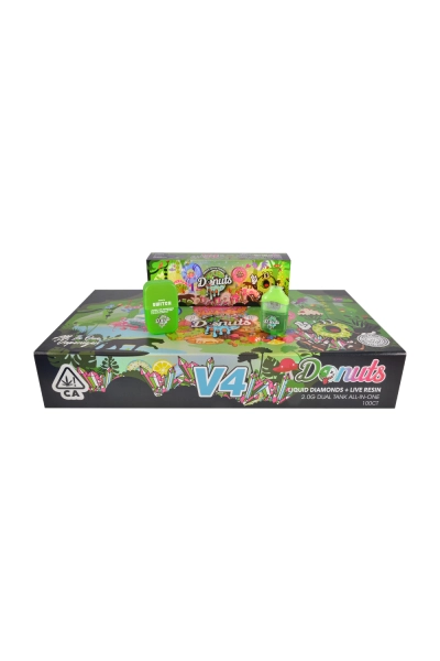 New Donuts Switch V4 2g Dual Chamber Disposable THC Vape 01