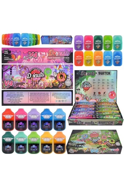 USA 2g Donuts Switch V4 Dual Flavors Disposables 01