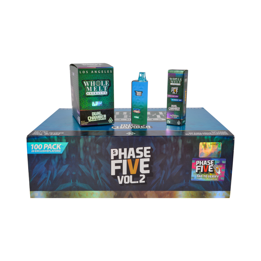 New 2g Whole Melt Phase Five VOL 2 Dual Chamber Disposable
