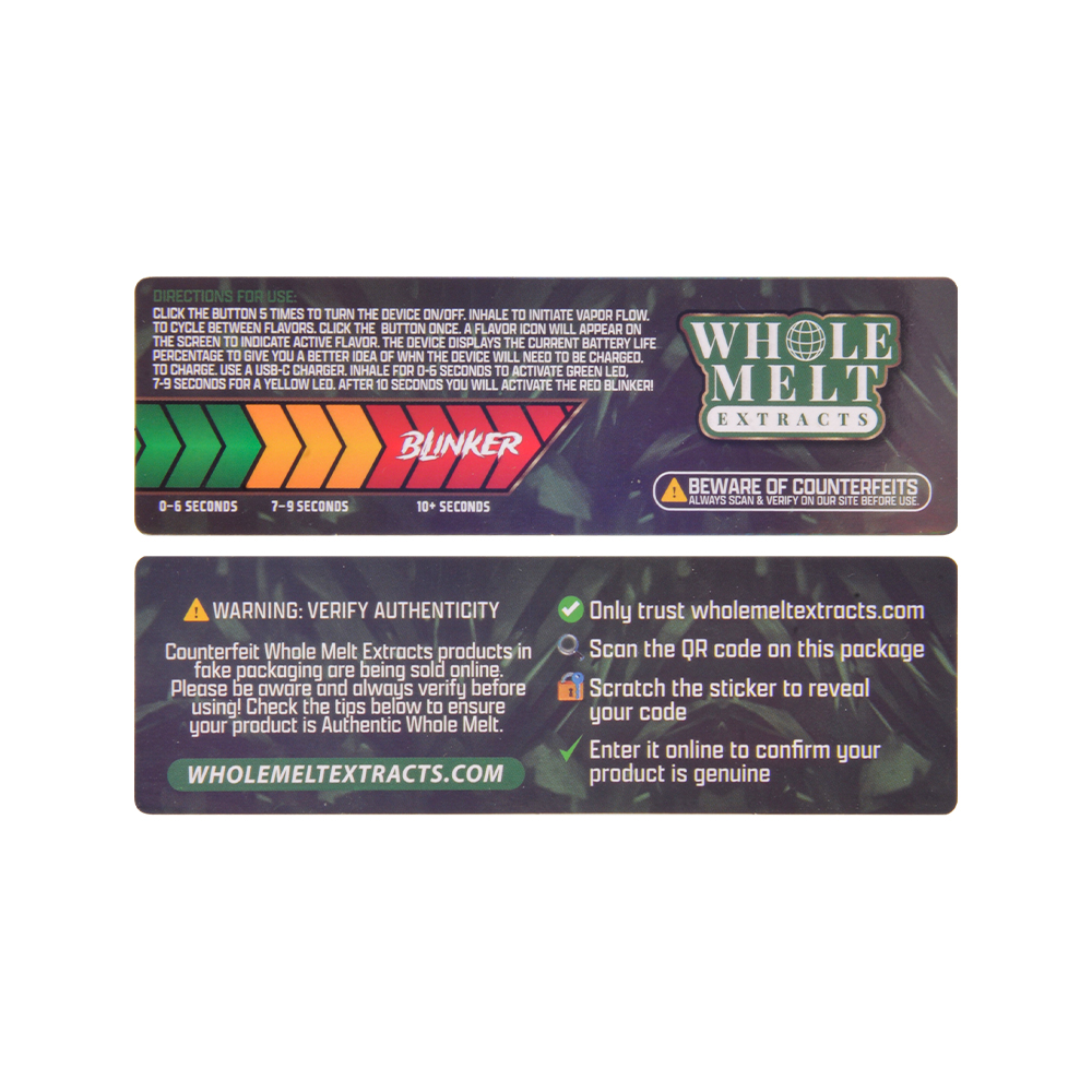 USA 2g Whole Melt Extracts Phase Five VOL 2 Empty Disposable Vape 