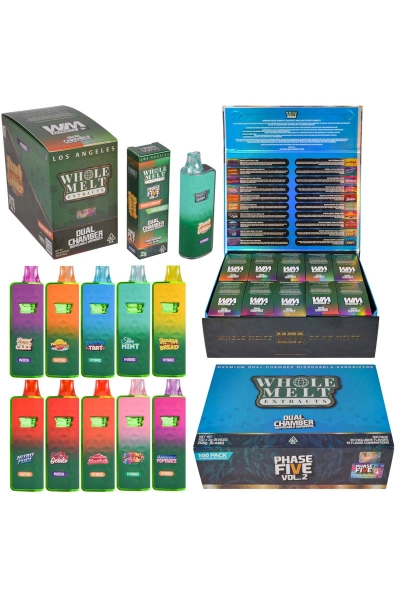 USA 2g Whole Melt Extracts Phase Five VOL 2 Empty Disposable Vape  01