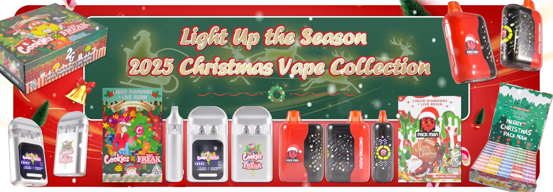 Christmas Disposable Vapes – Limited Holiday Editions for 2025
Light Up the Season — 2025 Christmas Vape Collection