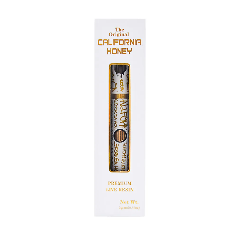 New Full Glass White California Honey Vape 1 Gram