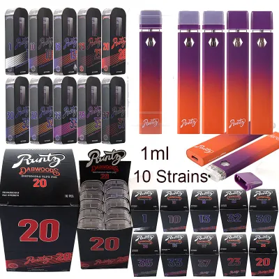 Distillate Runtz Runty Dabwoods Disposable Vape Pen 1000mg 01