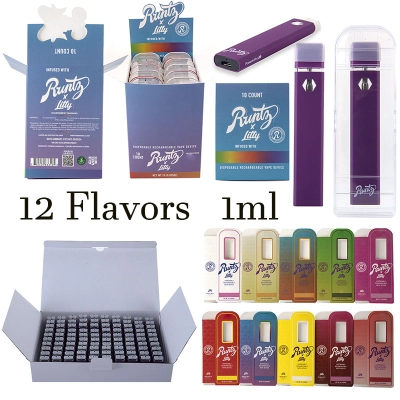 Runtz Runty X Litty disposable vape 1ml 12 Flavors 01