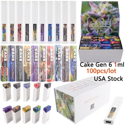 100pcs/lot USA Stock Cake Disposable Gen 6 1 Gram 01