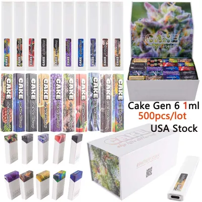 500pcs/lot USA Stock Cake Disposable Gen 6 1 Gram 01