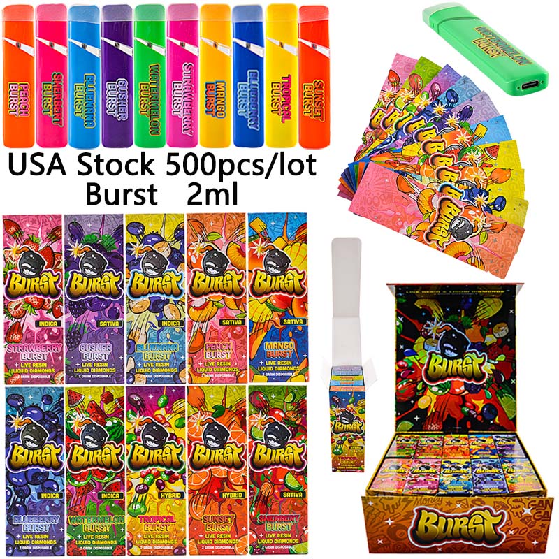 500pcs/lot burst 2g