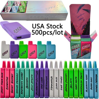 500pcs/lot USA Stock Zaza Disposable Vape 1g 01