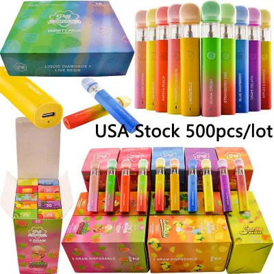 500pcs/lot USA Stock Piff bar Tropical XL Disposable Vape 2g Empty Wholesale 01