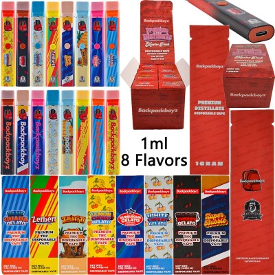 400pcs USA Stock Backpack Boyz Disposable Vape 1 Gram  01