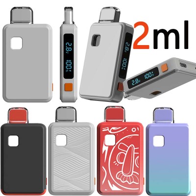 CLT09 Disposable Vape 2g LED Screen Display Empty Wholesale Customized Colors 01