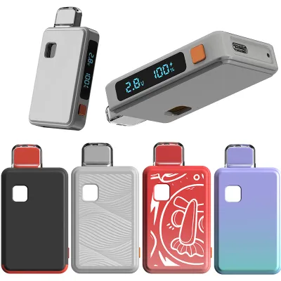 CLT09 Disposable Vape 1g LED Screen Display Empty Wholesale Customized Colors 02