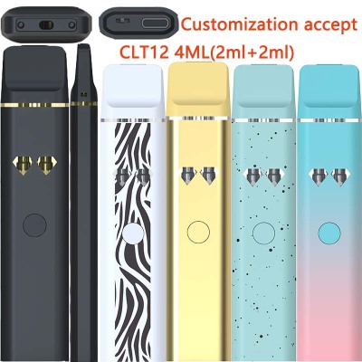 CLT12 Disposable Vape Dual Chamber 4g Empty Wholesale Customized Vapes 01