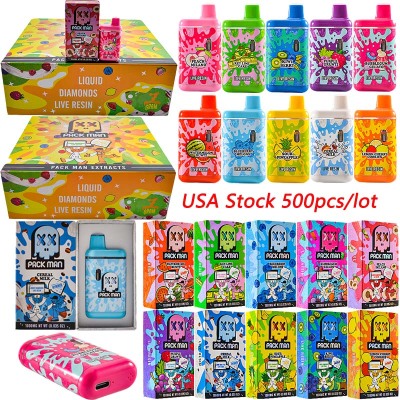 500pcs USA Stock Packman Gen3 Disposable Vape 1 Gram Live Resin Liquid Diamond 01