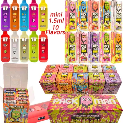 Packman Mini Disposable Vape 1.5g Live Resin Liquid Diamond 01