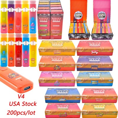200pcs USA Stock Whole Melt V4 Disposable Vape 2g with Chip Wholesale Live Resin Liquid Diamond 01