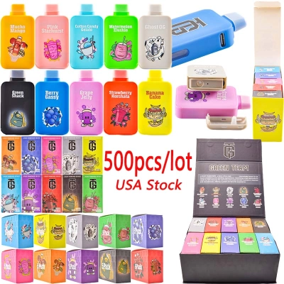 500pcs USA Stock Green Team Disposable Vape 2g Wholesale Live Resin Liquid Diamond 01