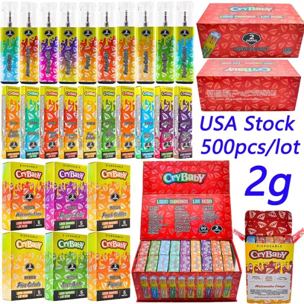 500pcs cry baby 2g